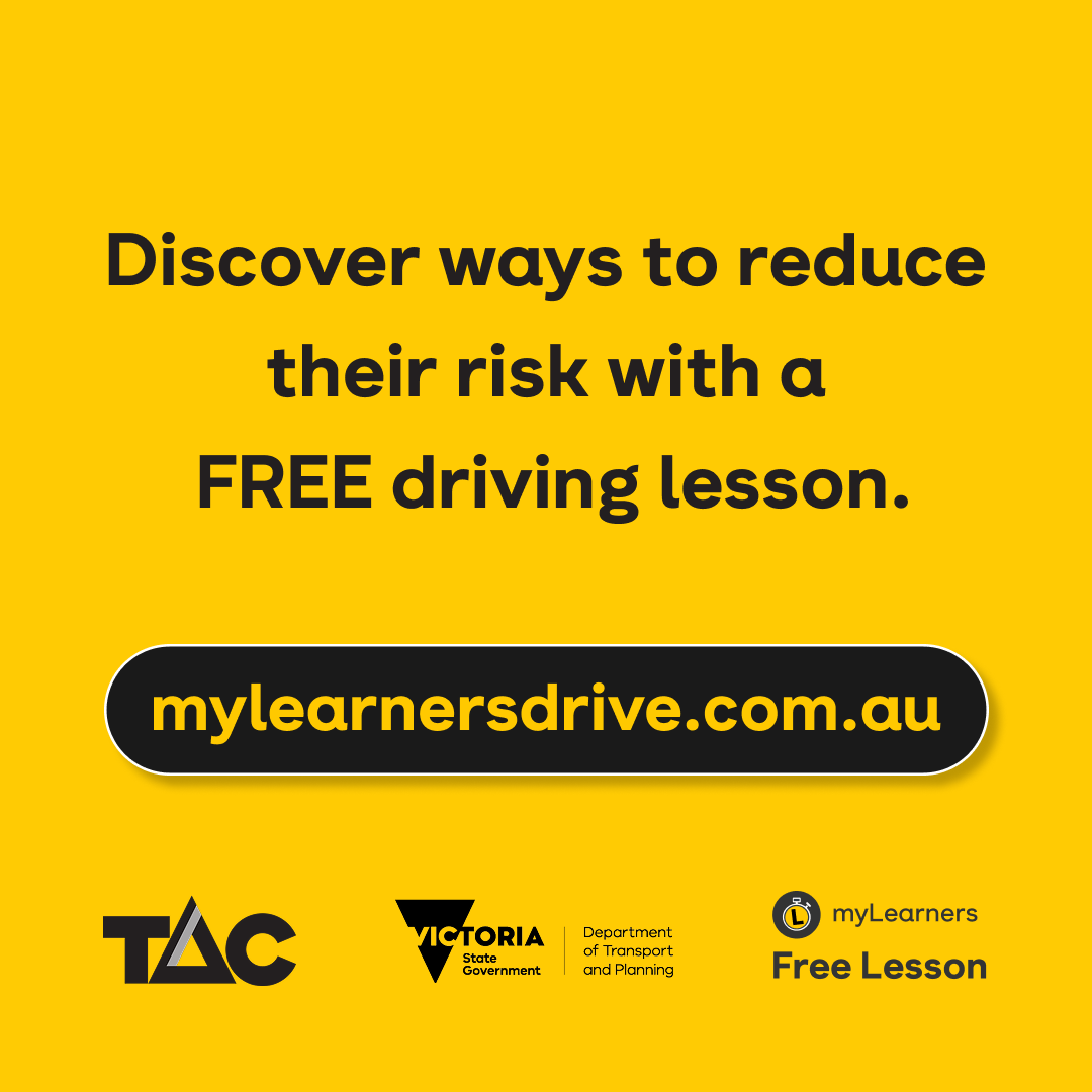 myLearners Free Lesson - Discover ways to reduce driving risks with a free driving lesson in Victoria